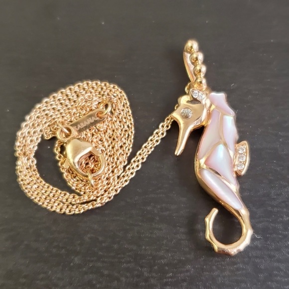 KABANA Jewelry - 14K Gold KABANA Seahorse Pendant Necklace